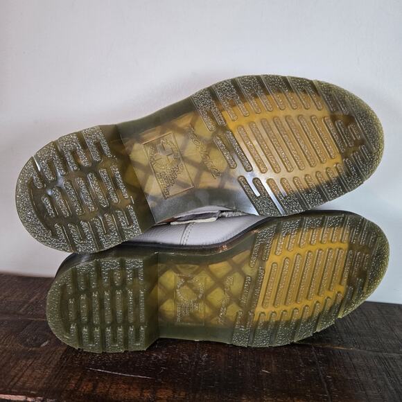 NEW Dr Martens Adrian Womens Size 6 Leather Tassel Loafer Shoes Taupe - Picture 9 of 11